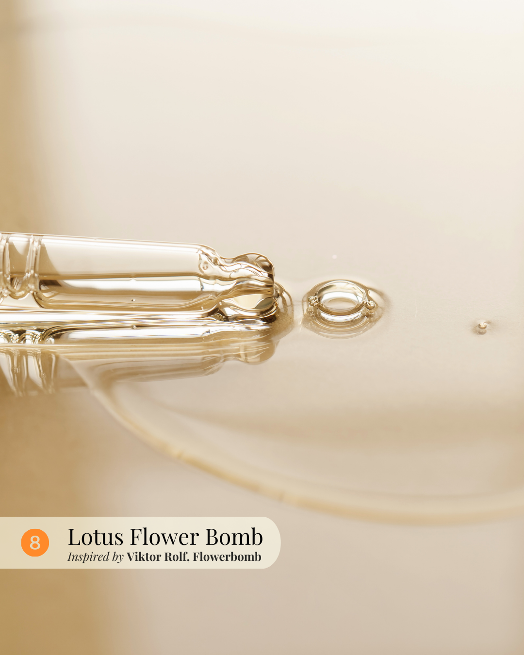 Lotus Flower Bomb - inspired by Viktor&Rolf, Flowerbomb